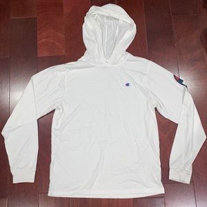 Kids champion long sleeve with hood size XL